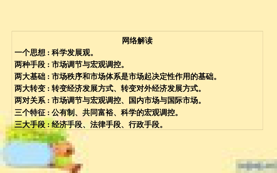 高考政治一轮复习 第一单元 文化与生活单元优化总结课件 新人教版必修3 (688)_第3页