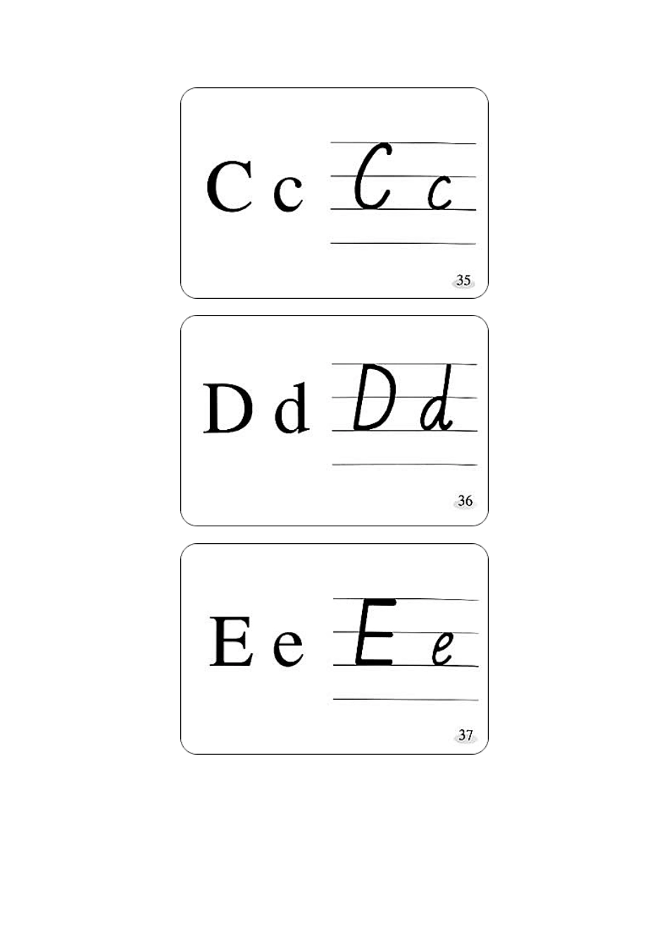 小学英语26个字母标准手写体贴图[共10页]_第2页