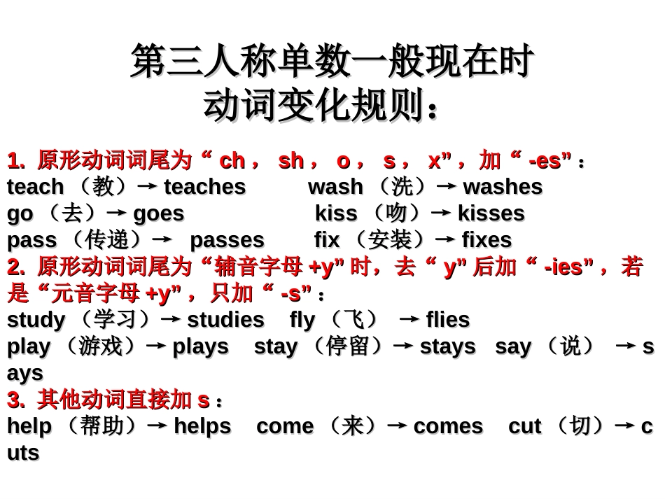 动词的各种形式变化规则[共23页]_第1页