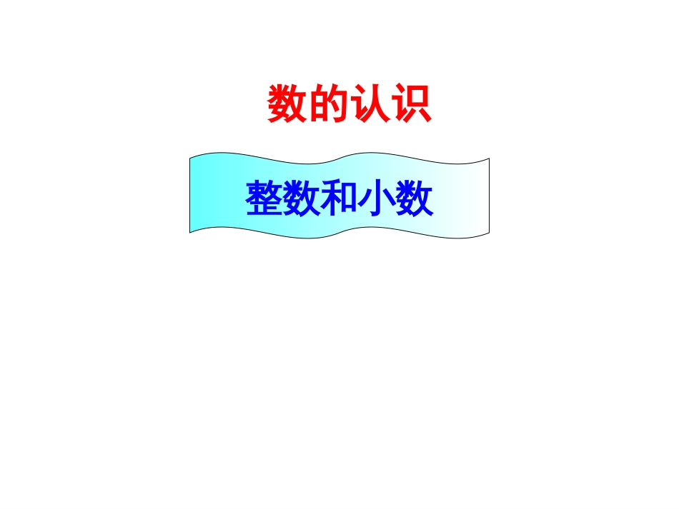 总复习《整数、小数的认识》知识点很全面_第2页