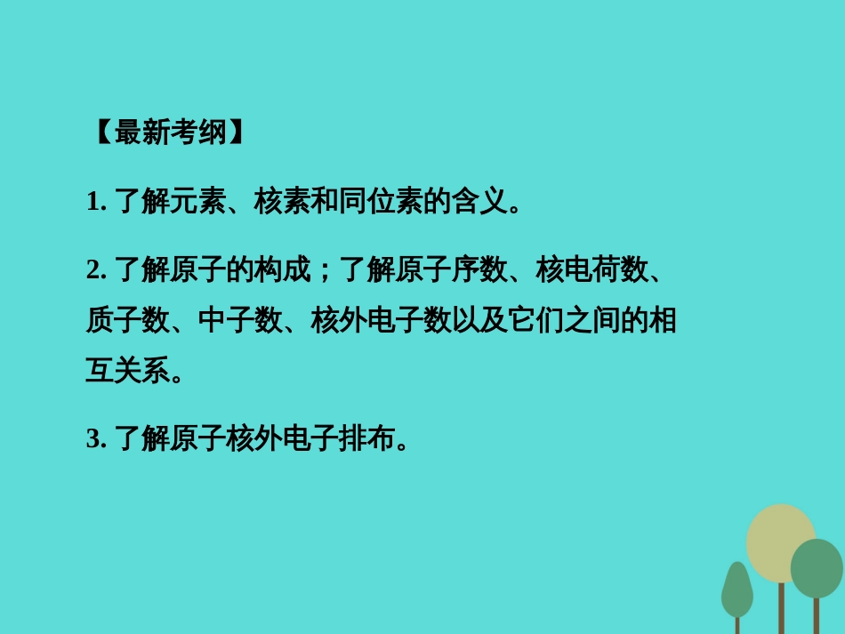 年高考化学一轮复习 第5章 物质结构 元素周期律 第1讲 原子结构课件_第2页