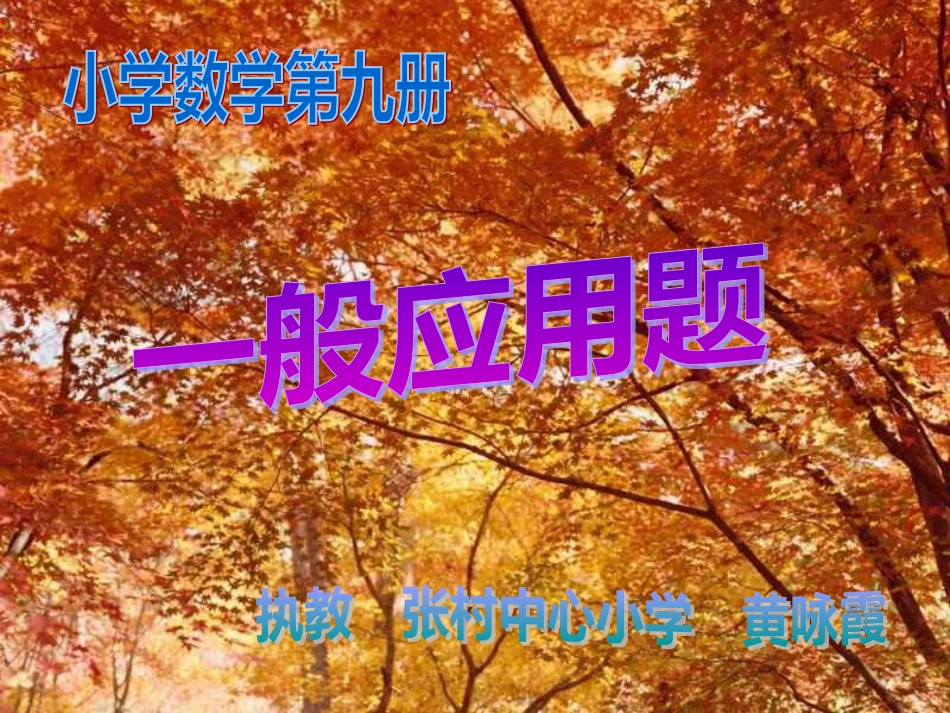 小学数学《一般应用题》课件[共11页]_第2页