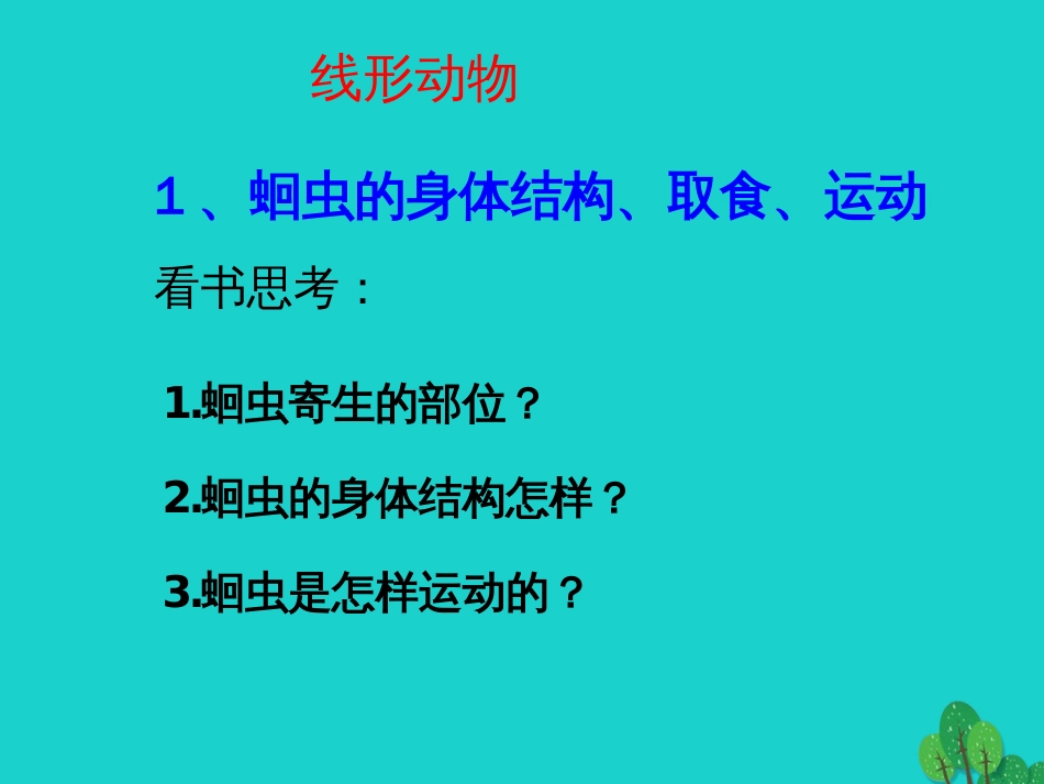 八年级生物上册 5.1.2 线形动物和环节动物课件3 （新版）新人教版_第2页