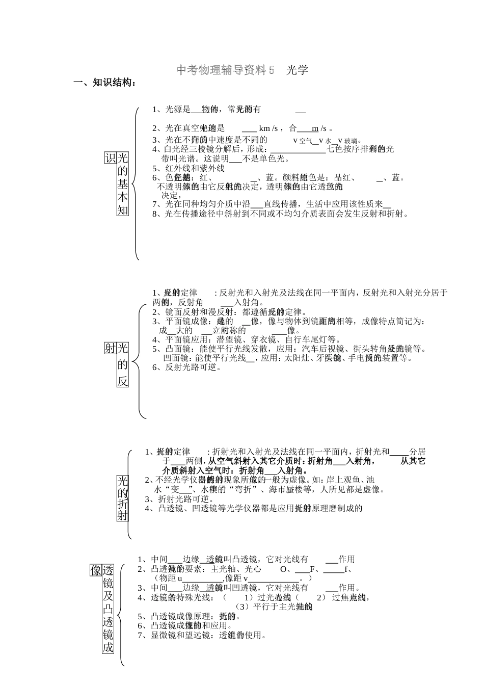 中考物理辅导资料5[共11页]_第1页