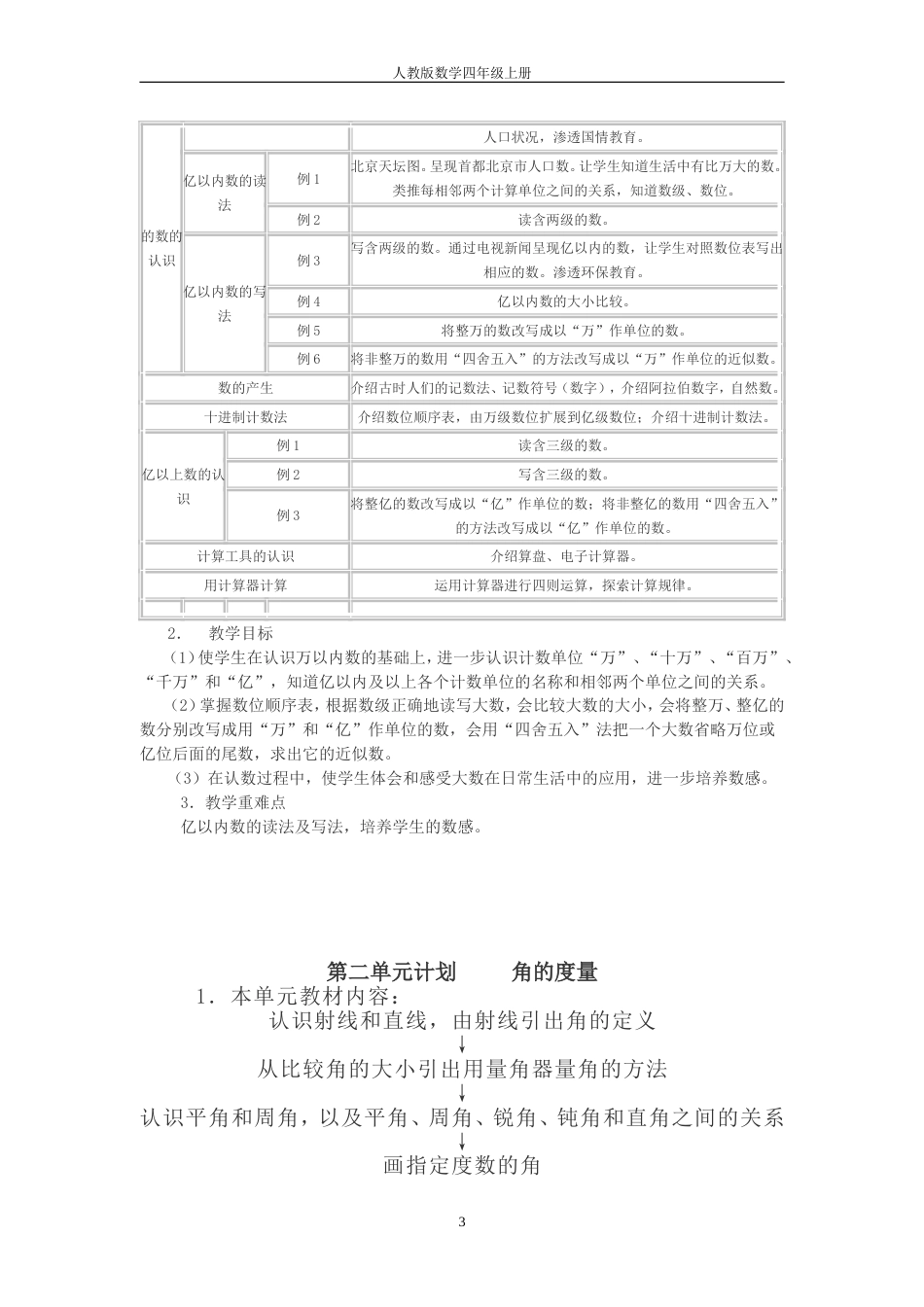 四年级上册数学教案人教版[共68页]_第3页