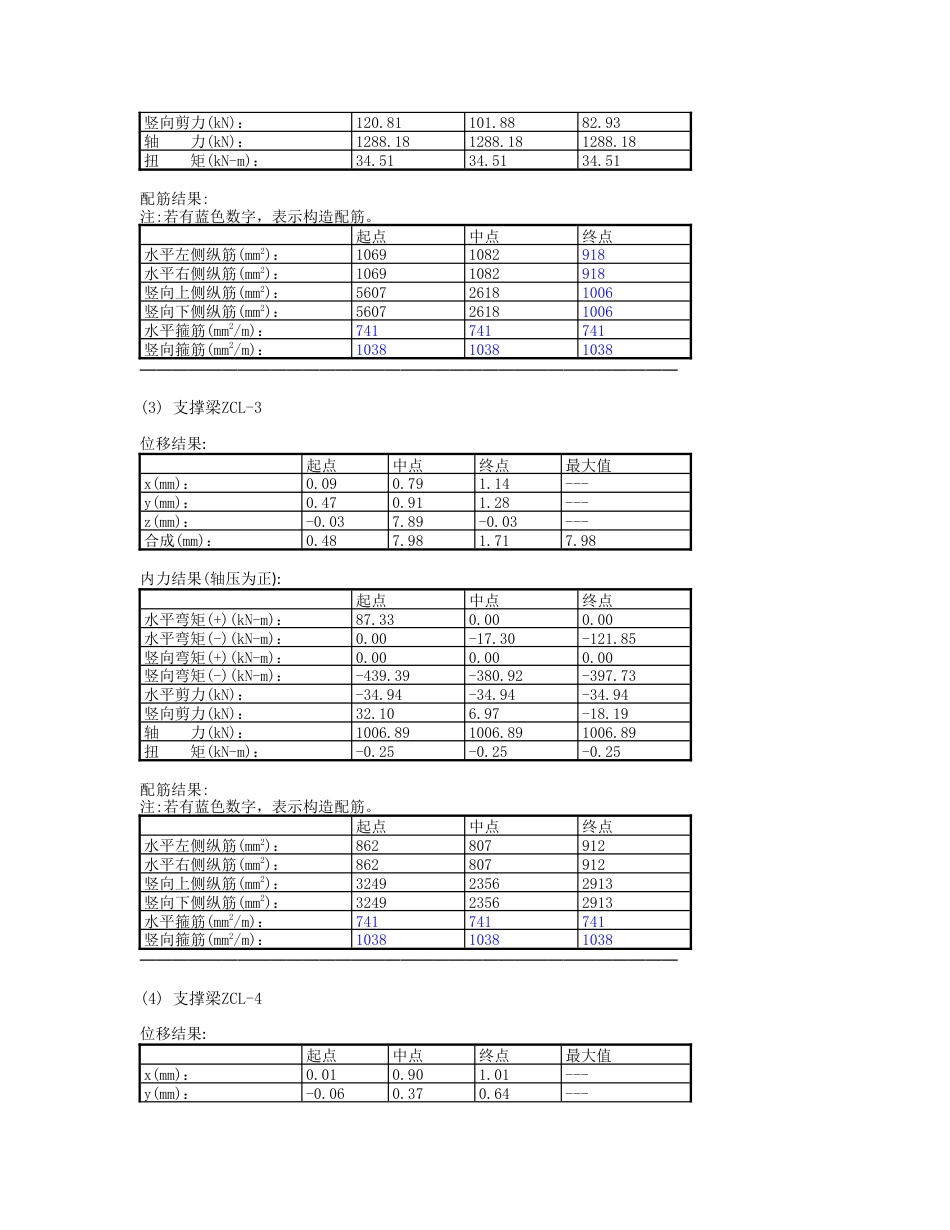 整体计算支撑梁计算书[共3页]_第2页
