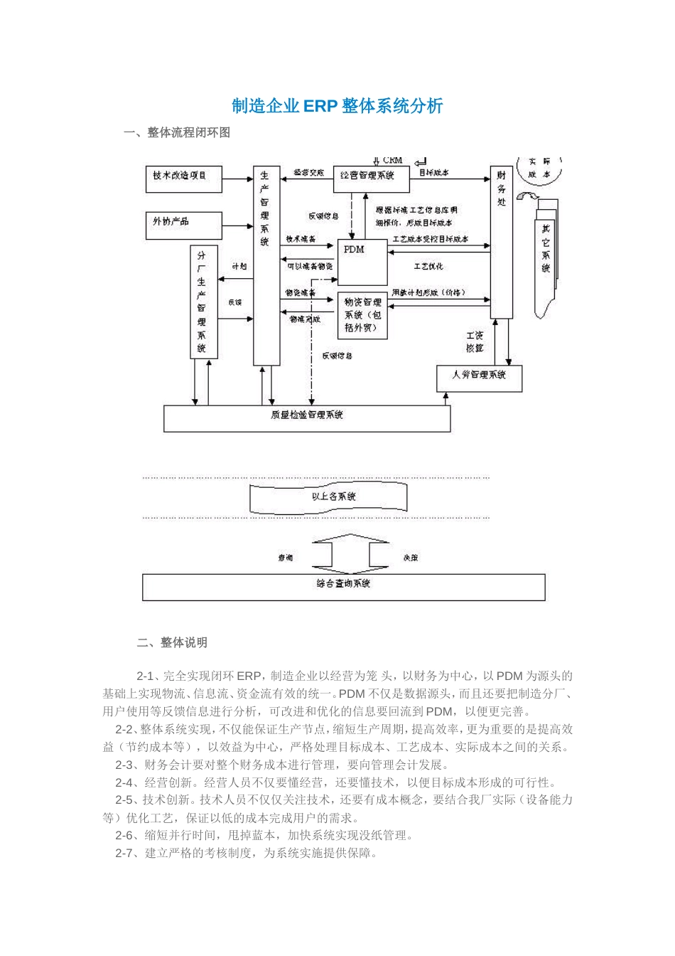 制造企业ERP整体系统分析[共9页]_第1页