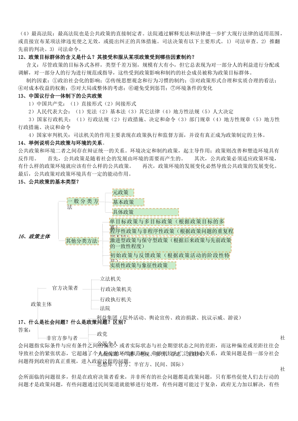 公共政策导论课后习题答案[共13页]_第3页