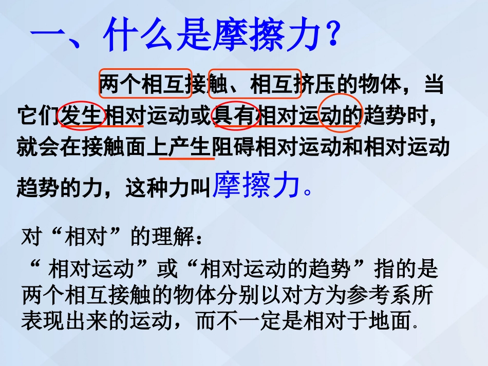 广东省揭阳市第三中学高中物理 3.3 摩擦力课件1 新人教版必修_第3页