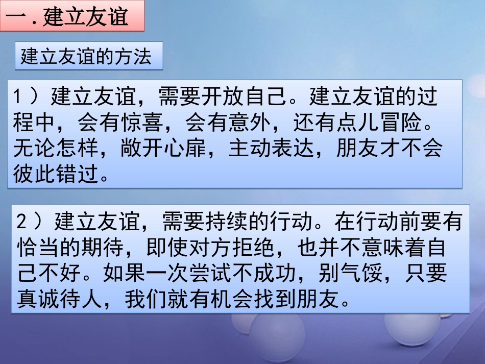 七年级道德与法治上册 第二单元 友谊的天空 第五课 交友的智慧 第1框 让友谊之树常青课件1 新人教版_第3页