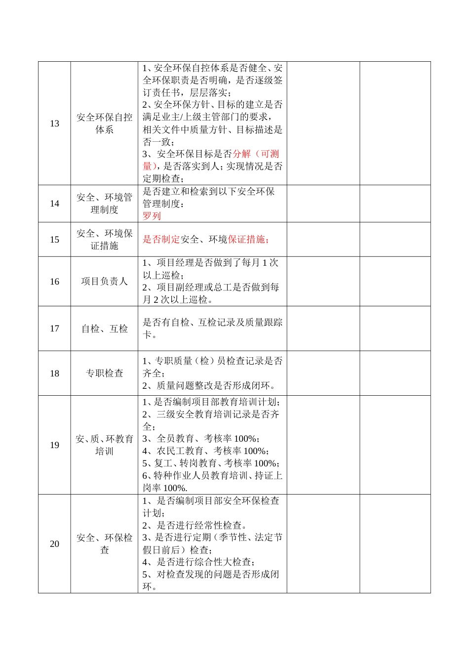 施工现场检查记录表[共7页]_第3页