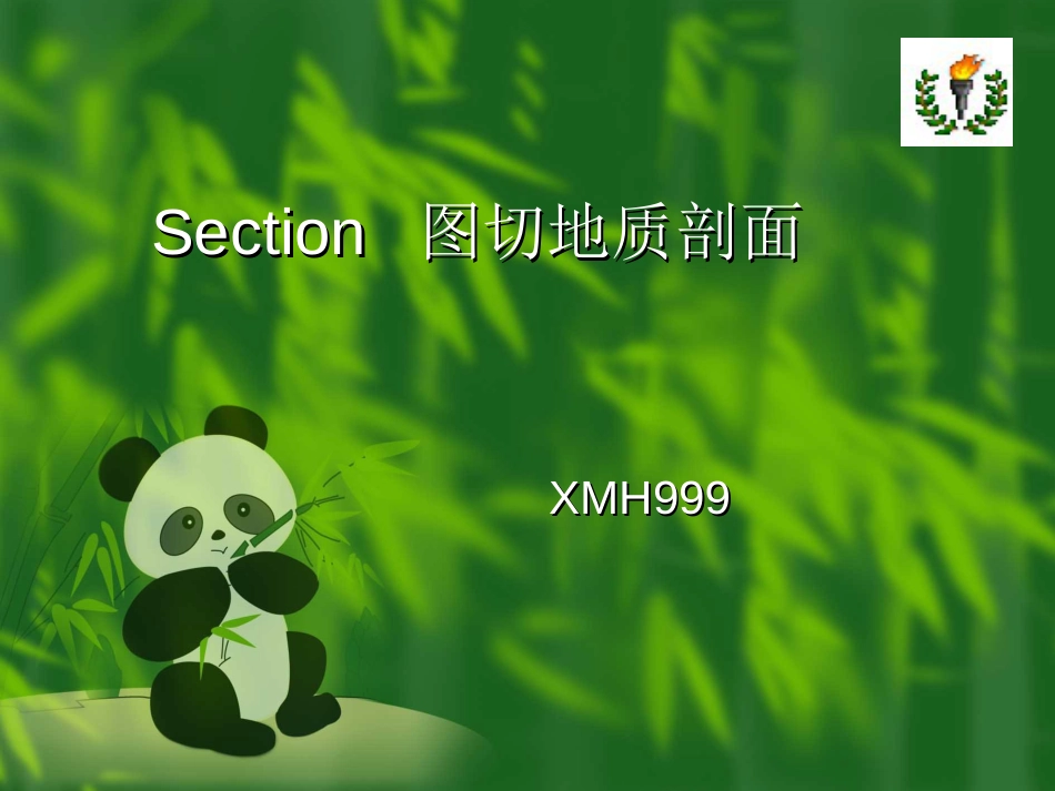 利用Section 图切地质剖面[共50页]_第1页