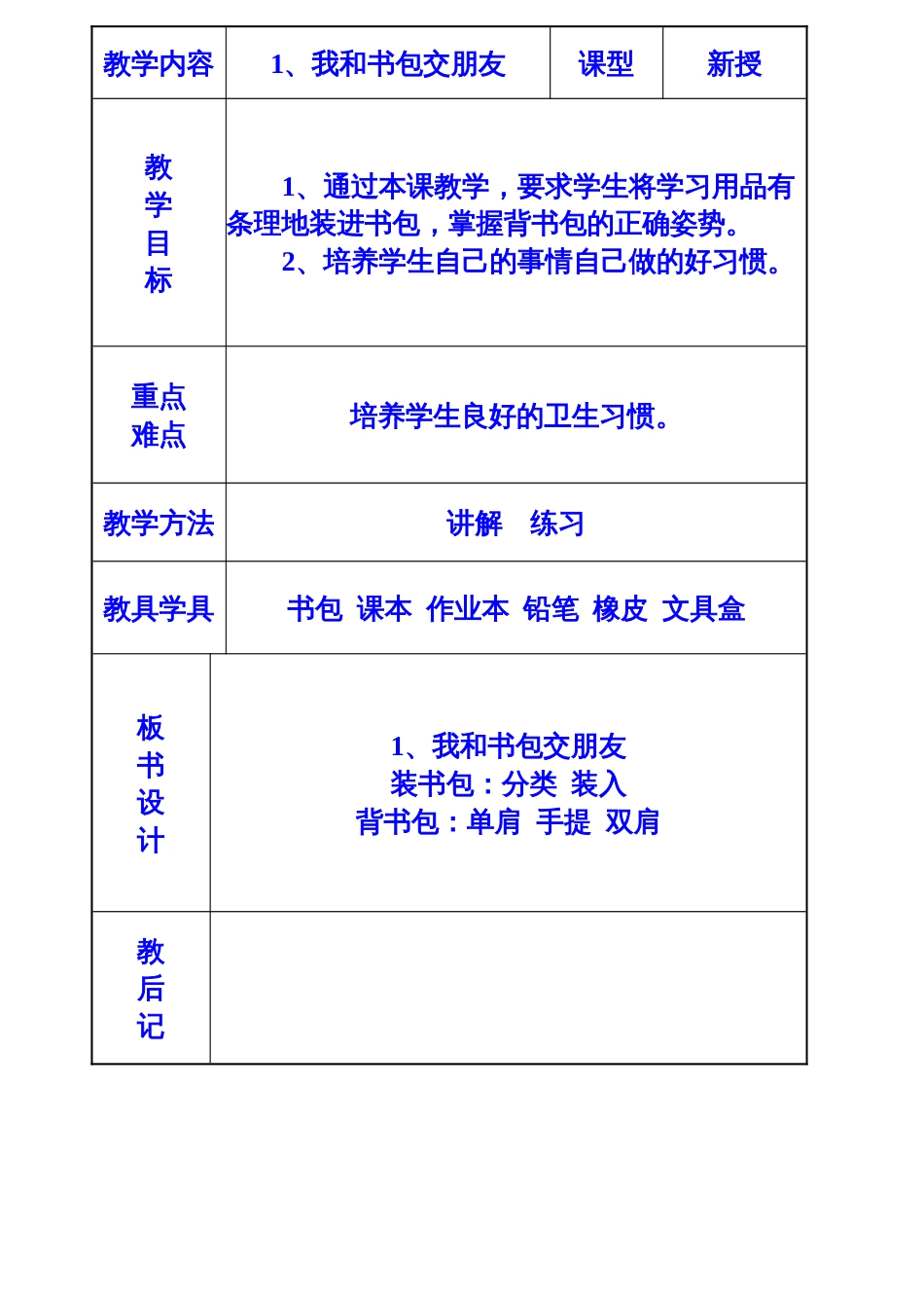 小学劳动第01册教案人教版_第2页