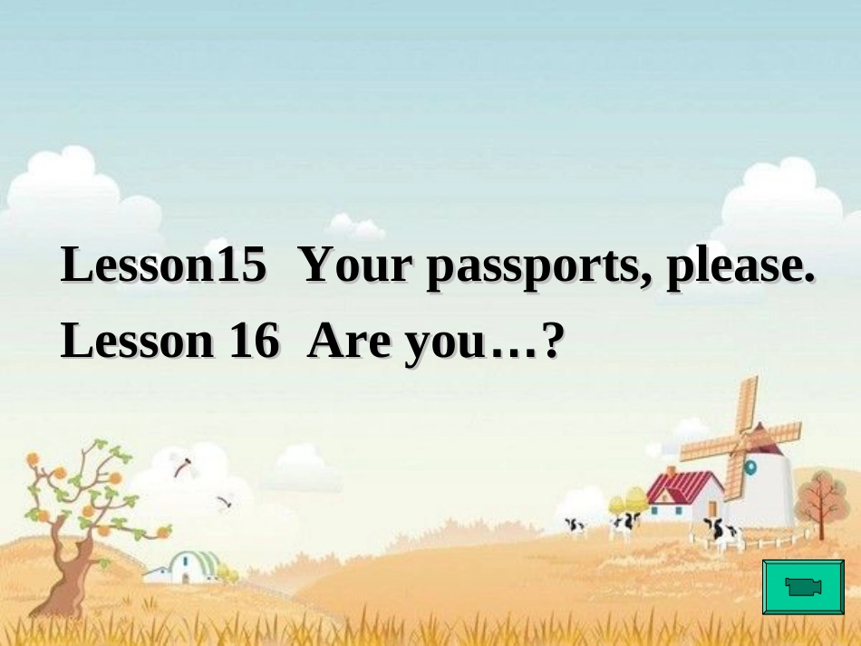 新概念一lesson1516[共93页]_第2页