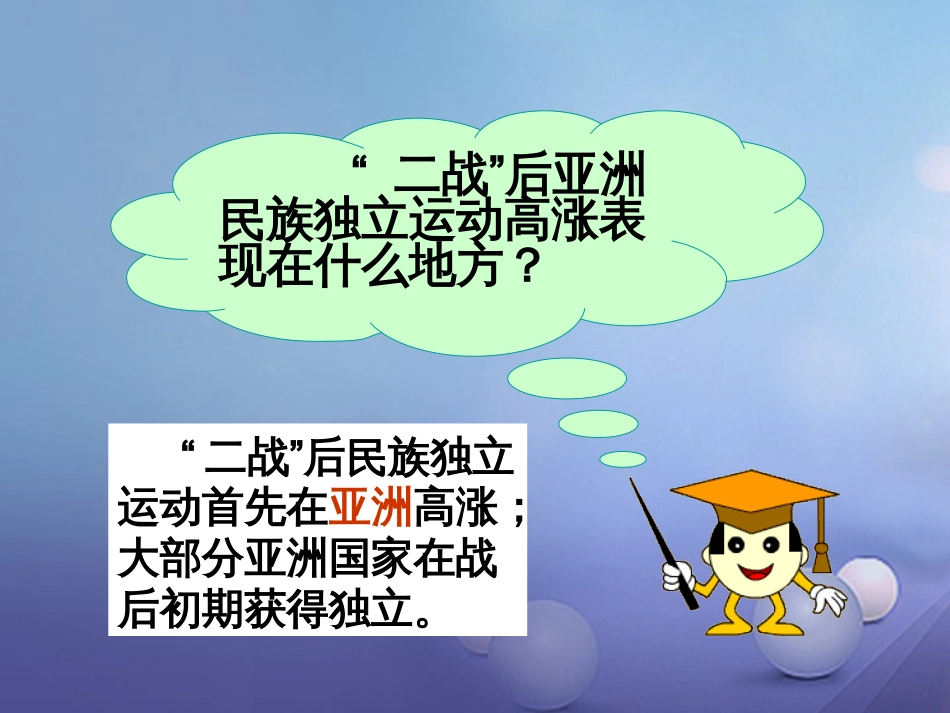 九年级历史下册 第六单元 第14课 亚洲国家的独立和振兴课件2 岳麓版_第2页