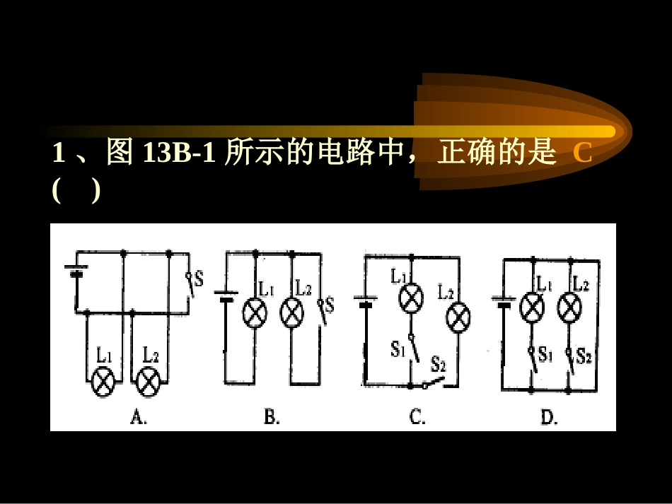 八年级物理电路与电路图专题训练[共29页]_第2页