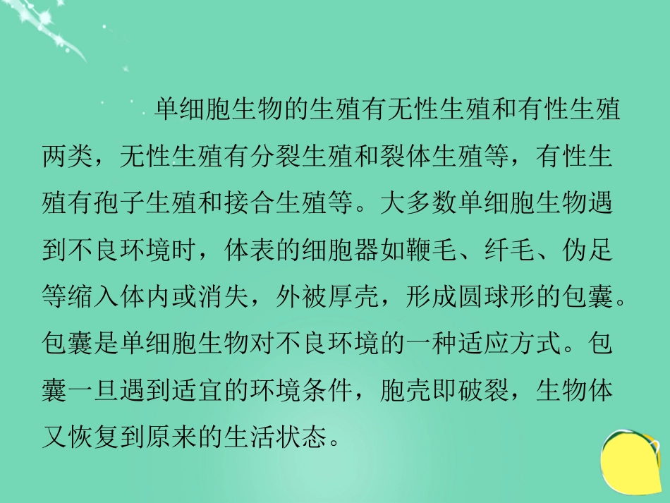七年级生物上册 第三单元 第四章 第三节 单细胞生物的生命活动特点课件 （新版）苏教版_第3页