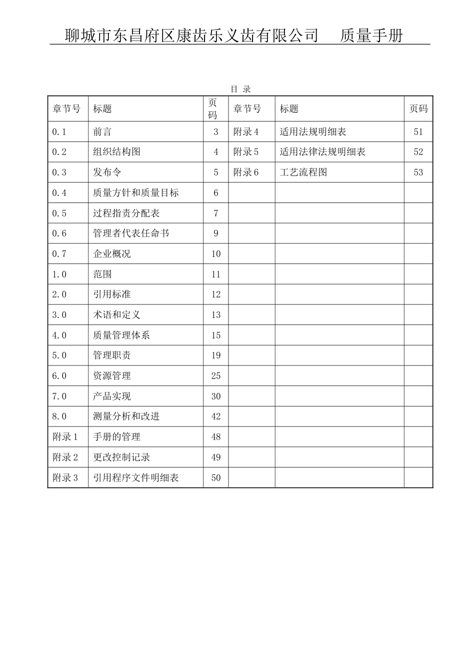 YYT02872003医疗器械质量手册_第2页