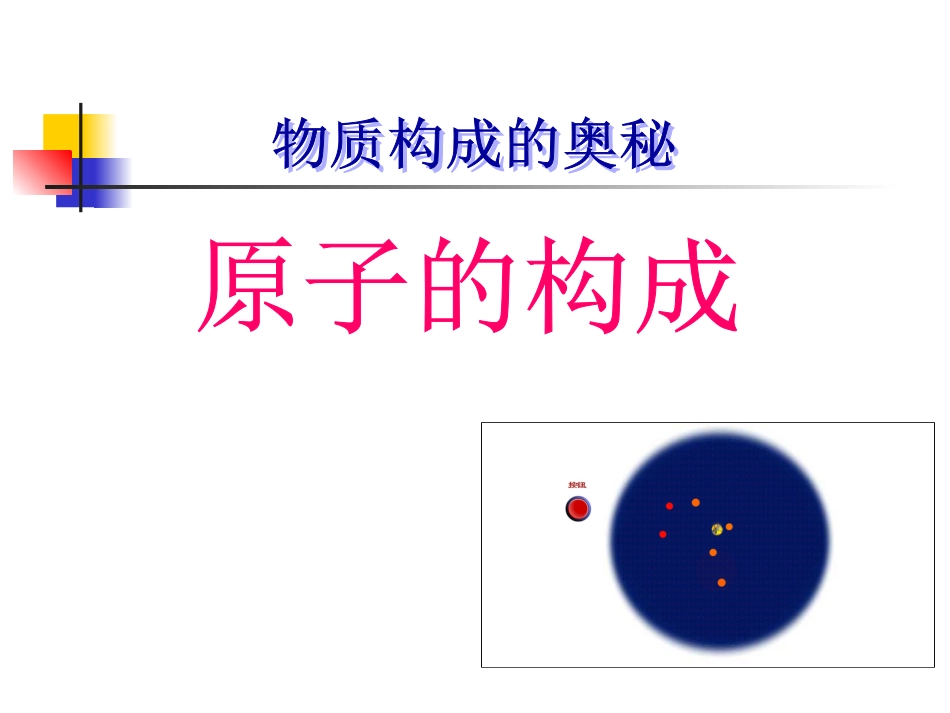 九年级化学原子的构成7[共35页]_第1页