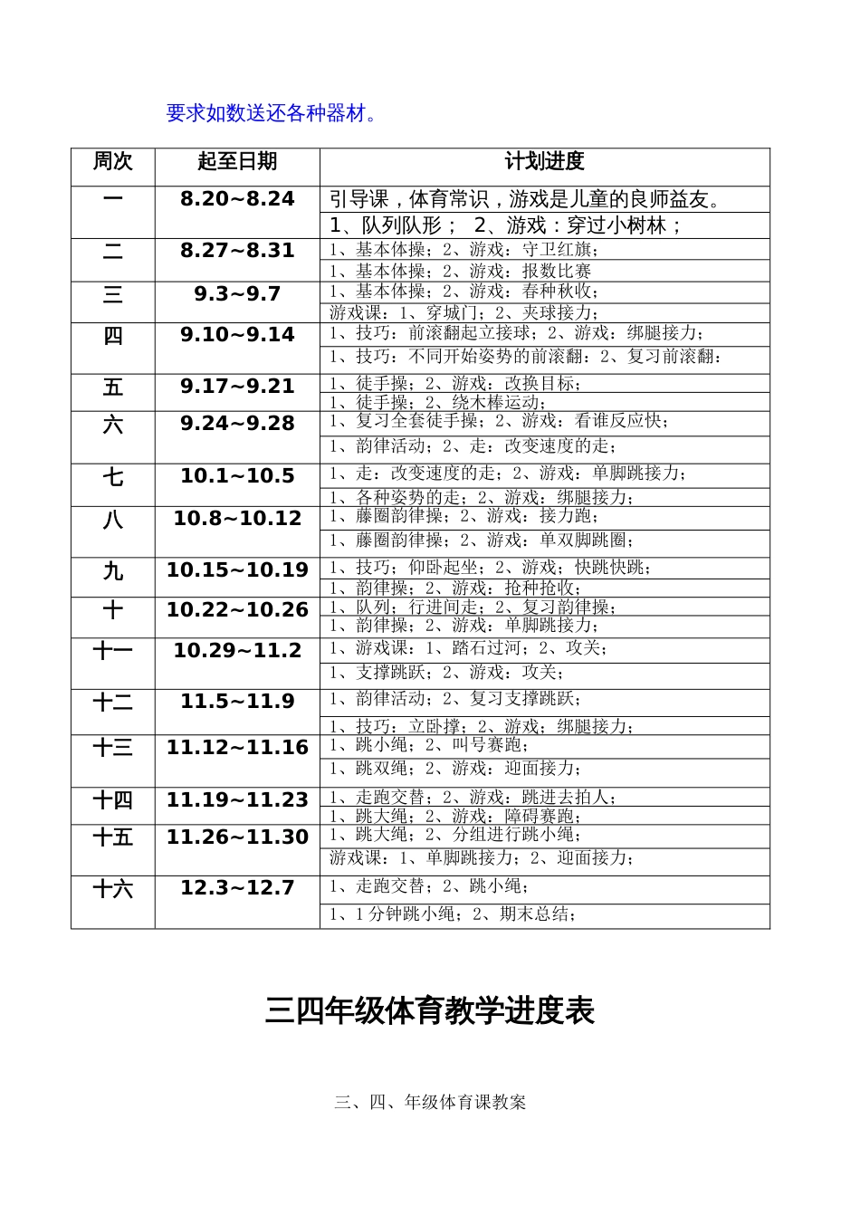 小学体育05060708册教案人教版_第3页