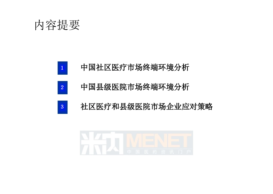 中国社区医疗和县级医院终端环境分析标点医药信息总经理张步泳[共18页]_第2页