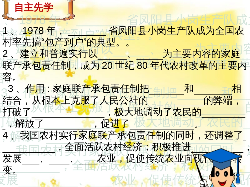 八年级历史下册 第三学习主题 建设中国特色社会主义 第8课《农村和城市的改革》课件1 川教版_第3页