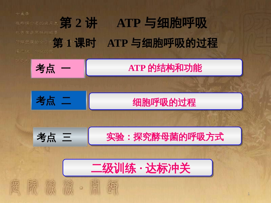 高考生物一轮复习 第二单元 基因的本质与表达 第1讲 DNA是主要的遗传物质课件（必修2） (35)_第1页