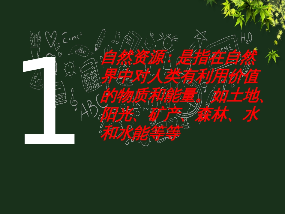 八年级地理上册 3.1 自然资源概况课件 （新版）湘教版_第2页