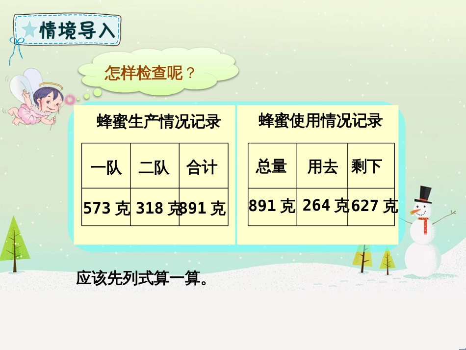 二年级数学下册 第4章 勤劳的小蜜蜂—万以内数的加减法（一）第4课时 加减法验算课件 青岛版六三制_第3页