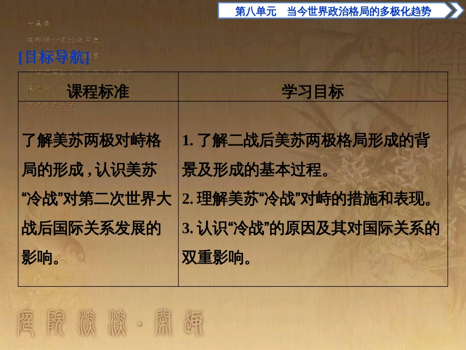 高考语文总复习 第1单元 现代新诗 1 沁园春长沙课件 新人教版必修1 (668)_第3页