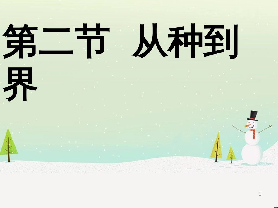 八年级生物上册 6.1.2《从种到界》课件4 （新版）新人教版_第1页