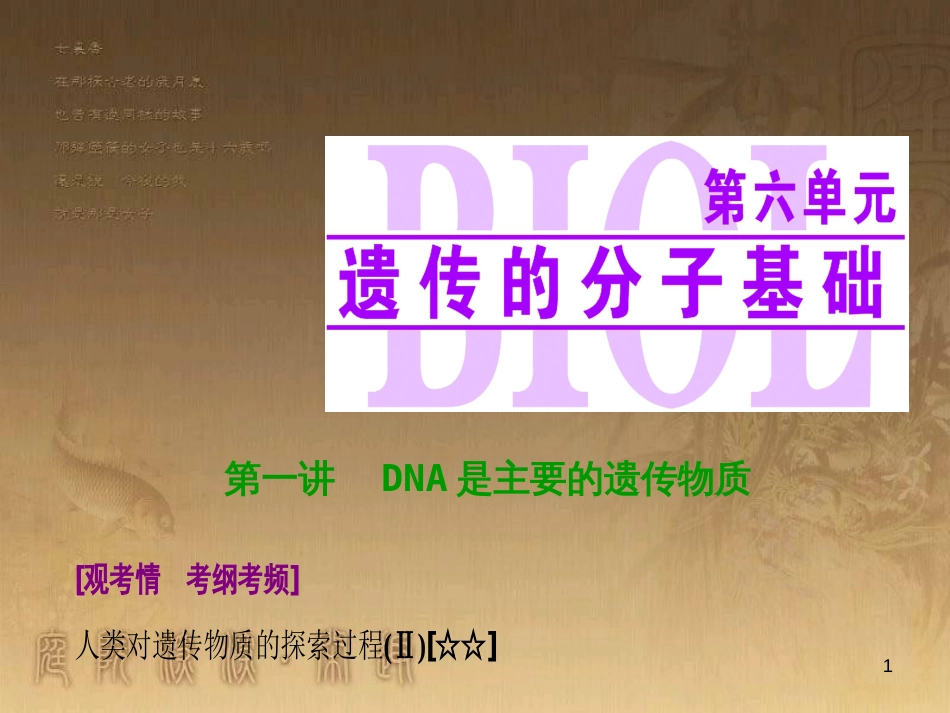 高考生物一轮复习 第八单元 生命活动的调节 第二讲 通过神经系统的调节课件 新人教版 (109)_第1页