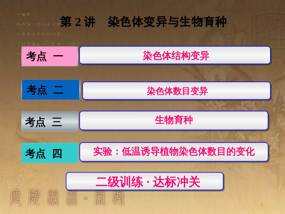 高考生物一轮复习 第二单元 基因的本质与表达 第1讲 DNA是主要的遗传物质课件（必修2） (38)_第1页