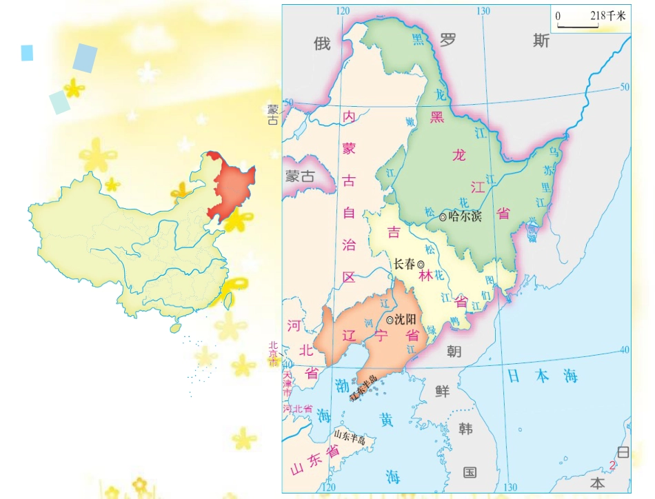 八年级地理下册 第六章（东北地区）复习课件 （新版）湘教版_第2页