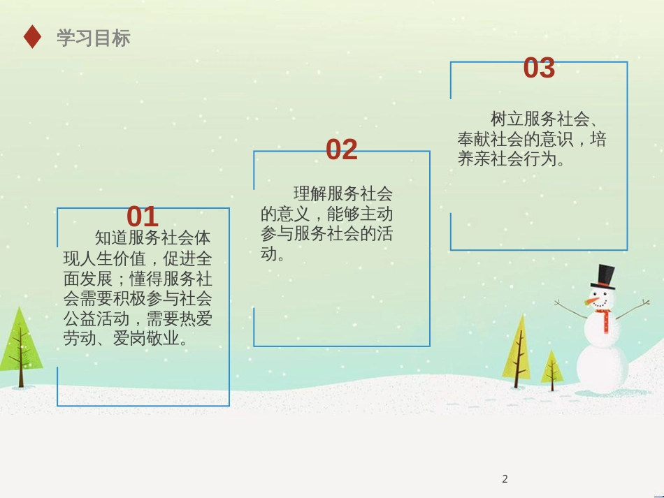 八年级道德与法治上册 第三单元 勇担社会责任 第七课 积极奉献社会 第2框服务社会课件 新人教版_第2页