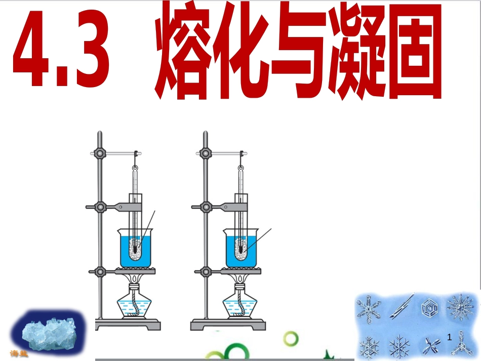 八年级物理上册 4.3 探究熔化和凝固的特点课件 粤教沪版_第1页