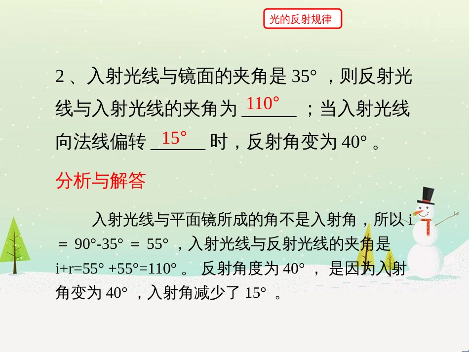 八年级物理上册 3.2《探究光的反射规律》随堂练习课件 （新版）粤教沪版_第3页