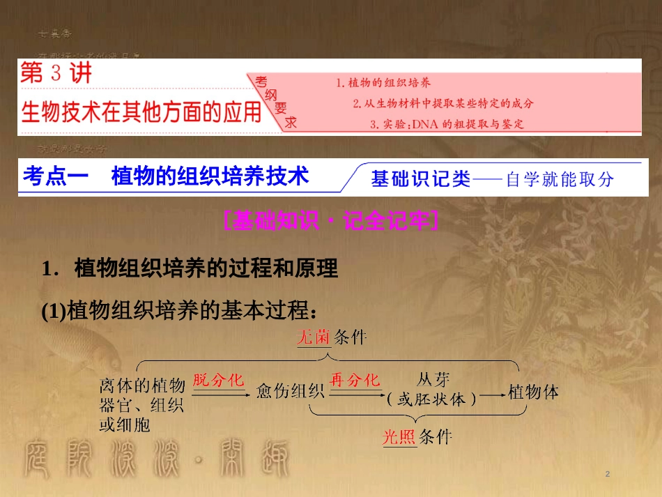 高考生物一轮复习 第二单元 基因的本质与表达 第1讲 DNA是主要的遗传物质课件（必修2） (6)_第2页