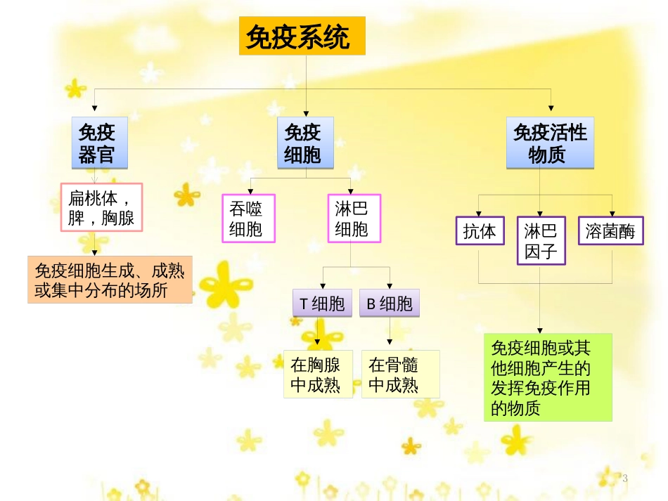 高中生物 第三章 免疫系统与免疫功能章节概念梳理课件 浙科版必修3_第3页