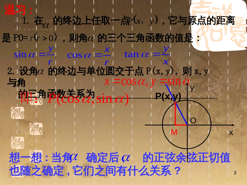 高中数学 第一章 三角函数习题课件2 苏教版必修4 (184)_第3页