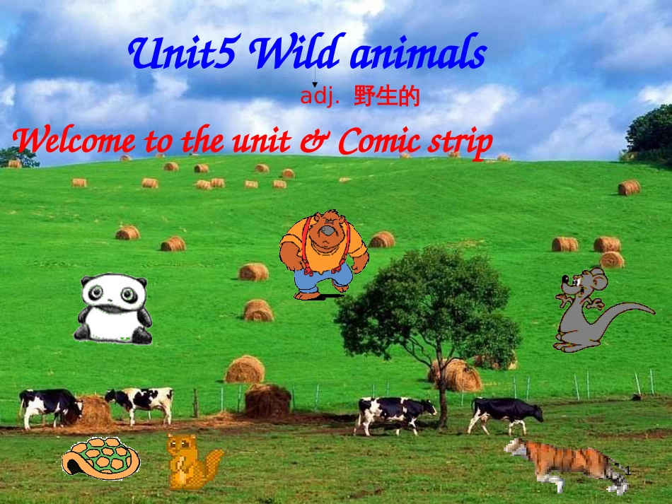 八年级英语上册 Unit 5 Wild animals课件 （新版）牛津版_第1页