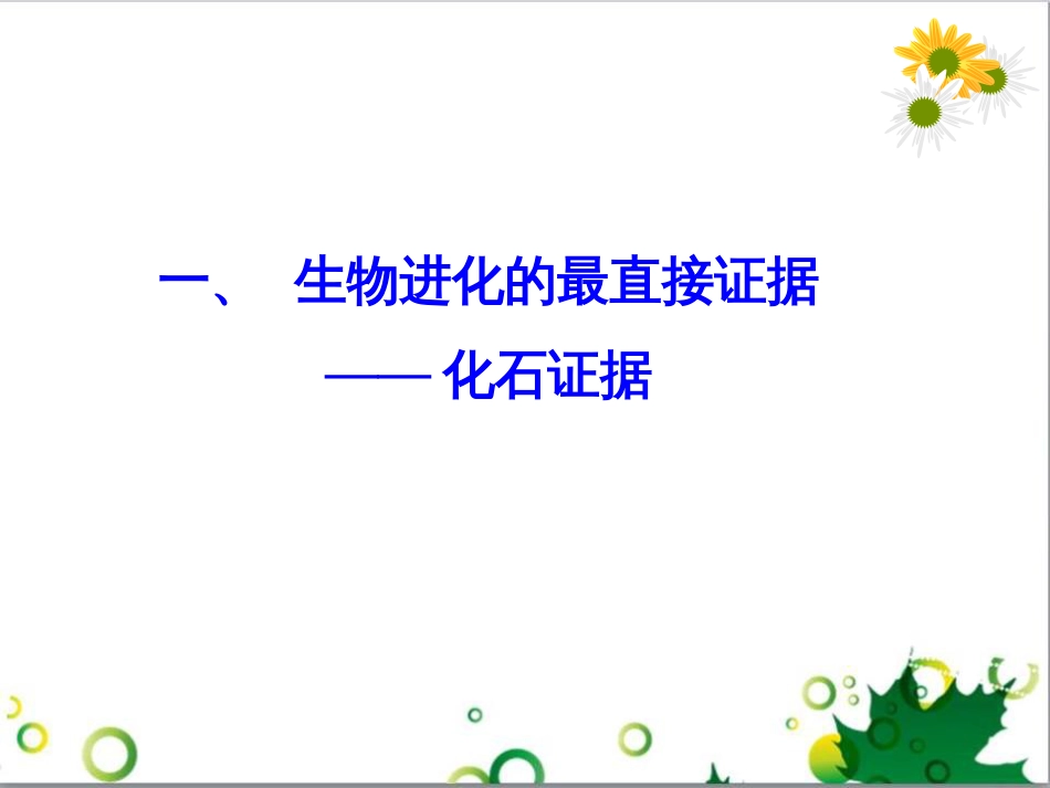 八年级生物下册 5.1.2 生物进化的证据课件 济南版_第3页