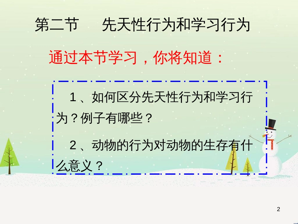 八年级生物上册 5.2.2《先天性行为和学习行为》课件3 （新版）新人教版_第2页