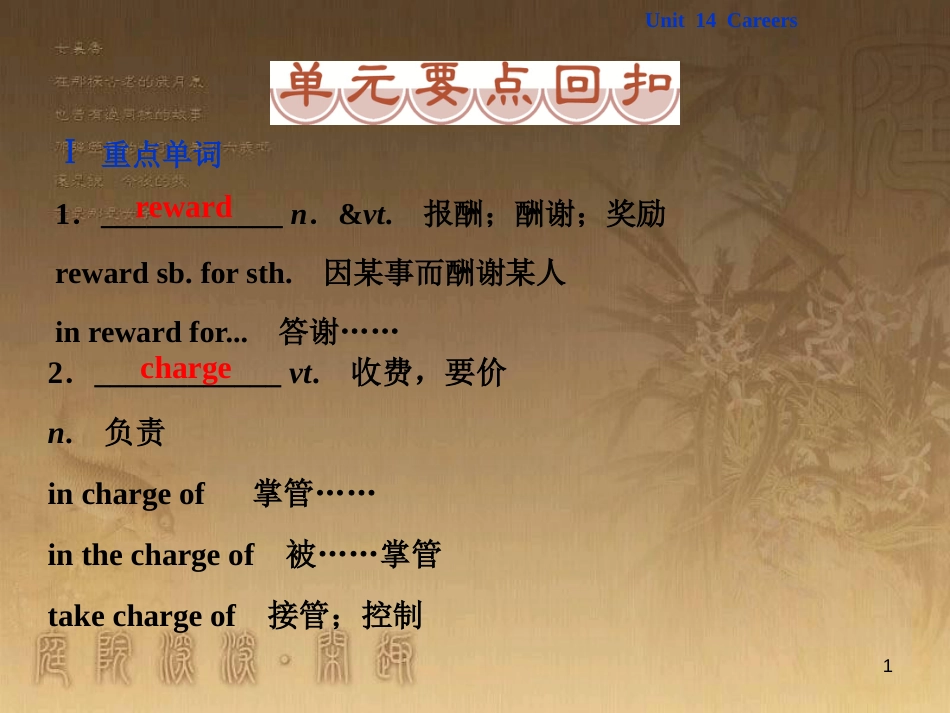 高考语文总复习 第1单元 现代新诗 1 沁园春长沙课件 新人教版必修1 (14)_第1页