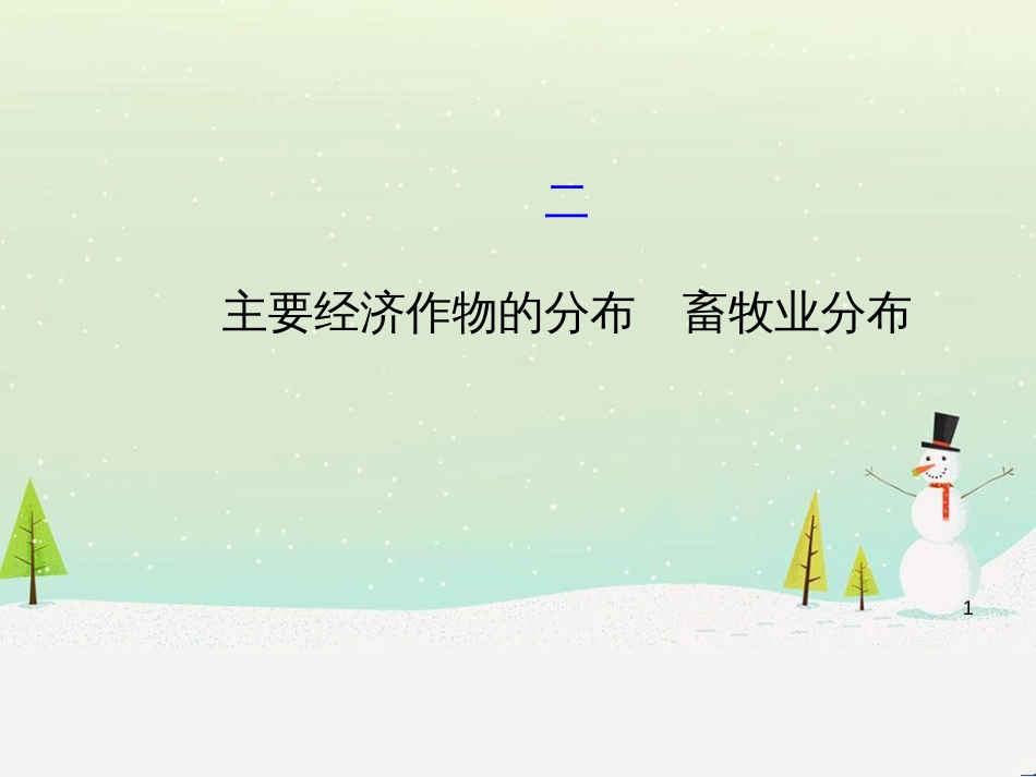 八年级地理上册 4.1 农业（农业的含义及发展 主要粮食作物的分布）课件 （新版）湘教版 (7)_第1页