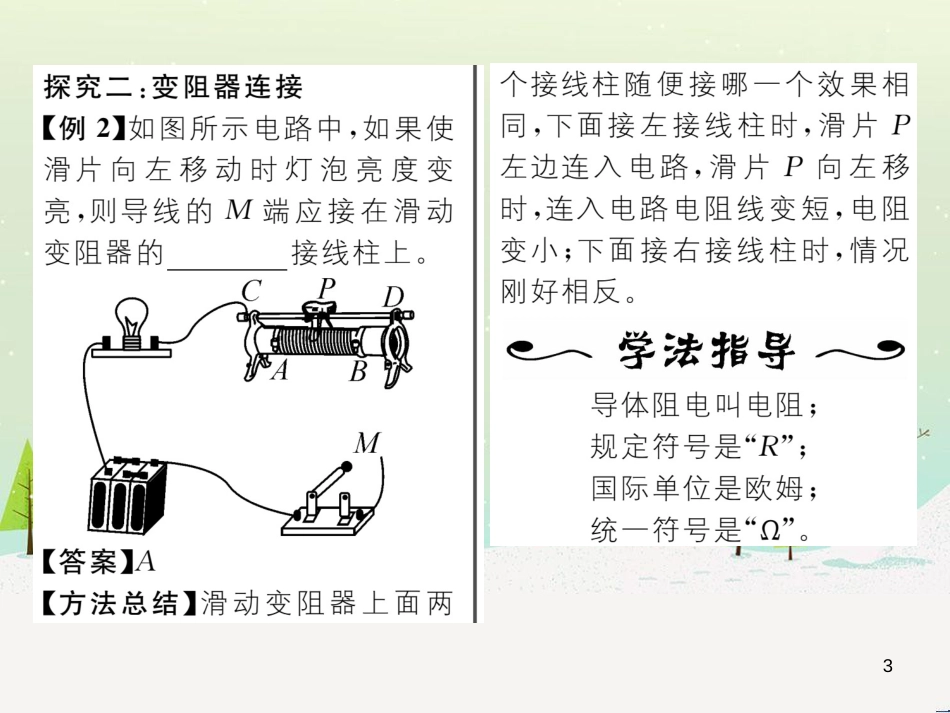 vdsAAA2016年秋九年级物理全册 第15章 探究电路 第1节 电阻和变阻器课件 （新版）沪科版_第3页