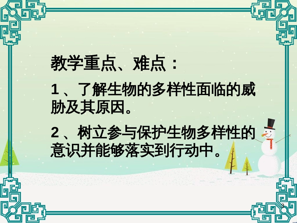 八年级生物上册 6.3《保护生物的多样性》课件3 （新版）新人教版_第3页