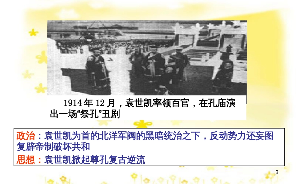 八年级历史上册 第二单元 第7课 新文化运动课件 华东师大版_第3页