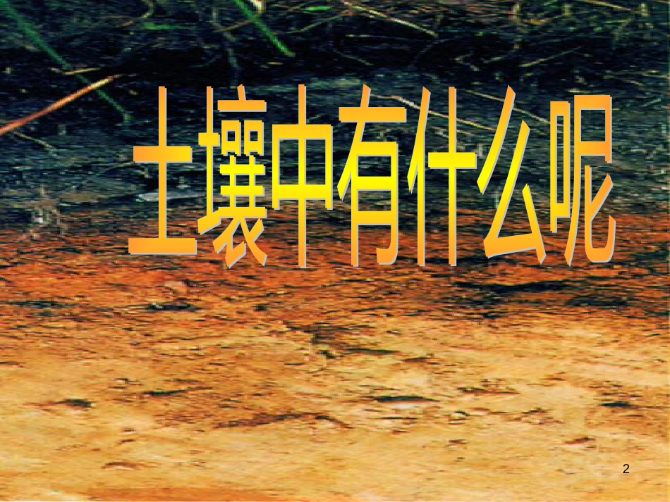八年级科学下册 第4章 第1节 土壤的成分课件 浙教版_第2页