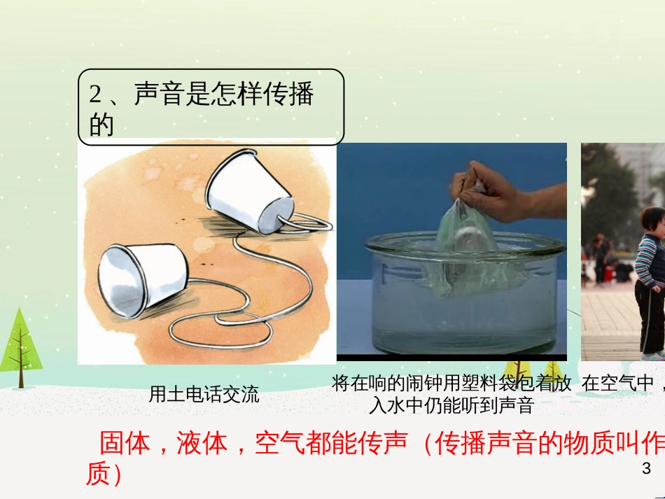 八年级物理上册 2.1《我们怎样听见声音》新知预习课件 （新版）粤教沪版_第3页